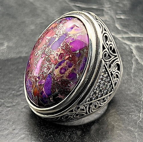Anello argento turchese - in,